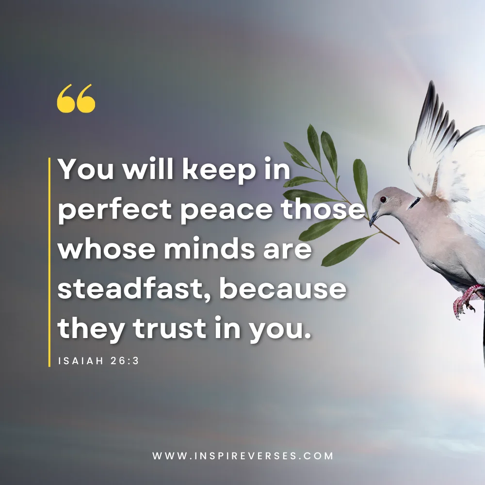 Isaiah 26:3 - Back To School Bible Verses