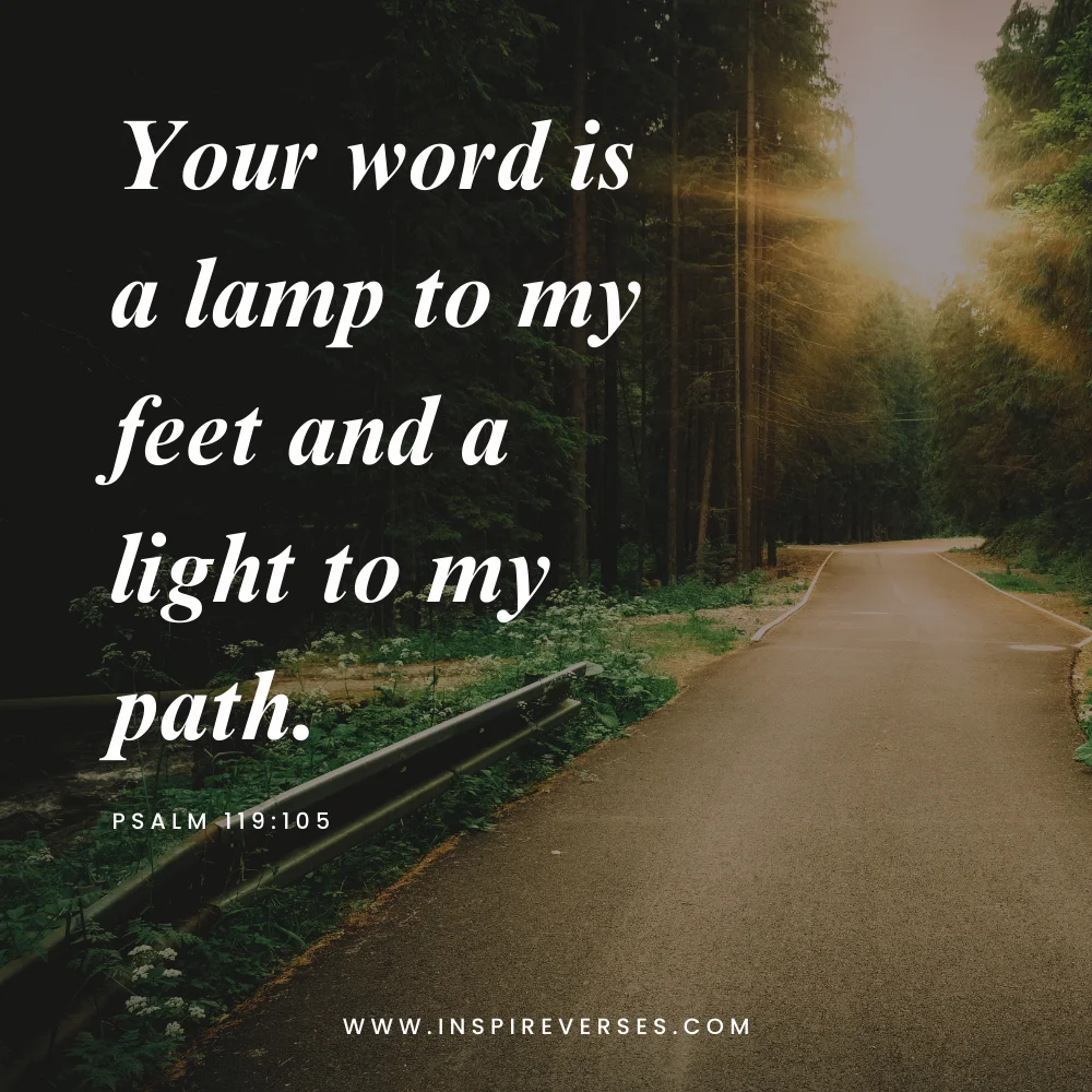 Psalm 119:105 - Back To School Bible Verses