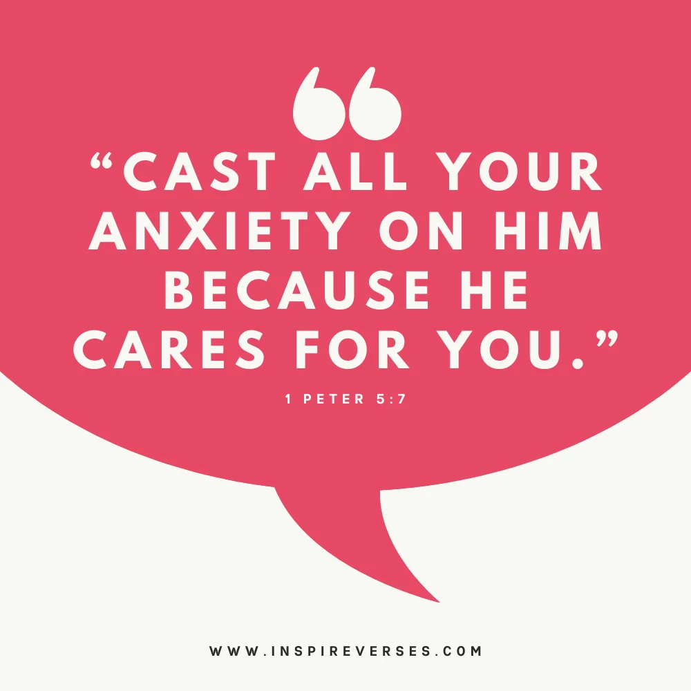 1 Peter 5:7 - Bible Verses For Confirmation