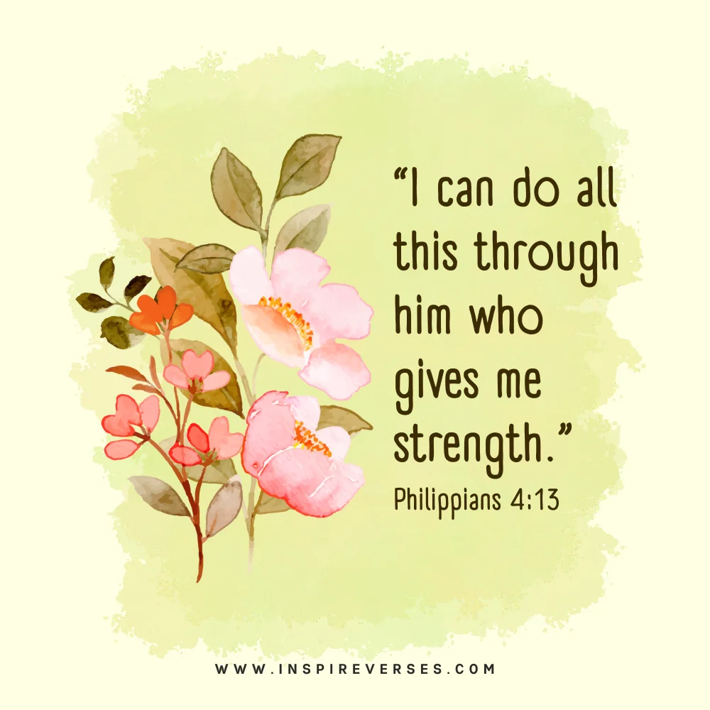 Philippians 4:13 - Bible Verses For Confirmation